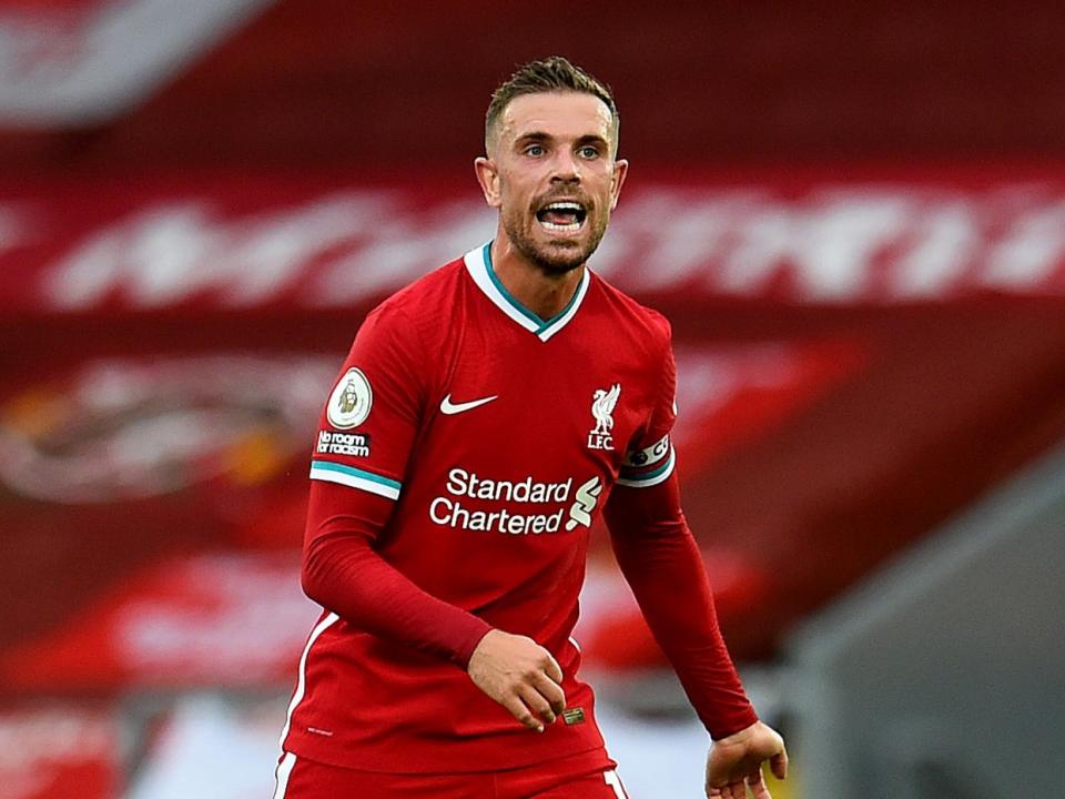 Liverpool midfielder Jordan Henderson (Liverpool FC via Getty Images)