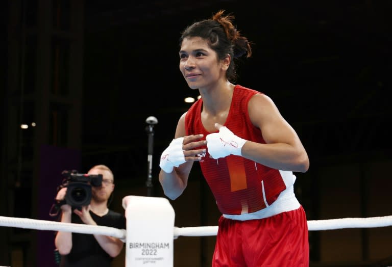 India's Zareen Nikhat is one of the favourites for women's 50kg boxing gold in Paris (Darren Staples)
