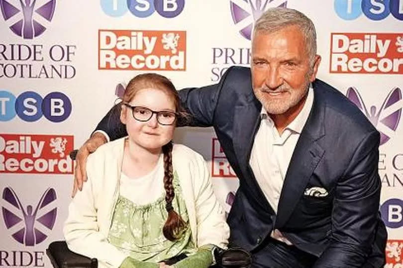 Graeme Souness and Isla Grist at last year's Pride of Scotland Awards.