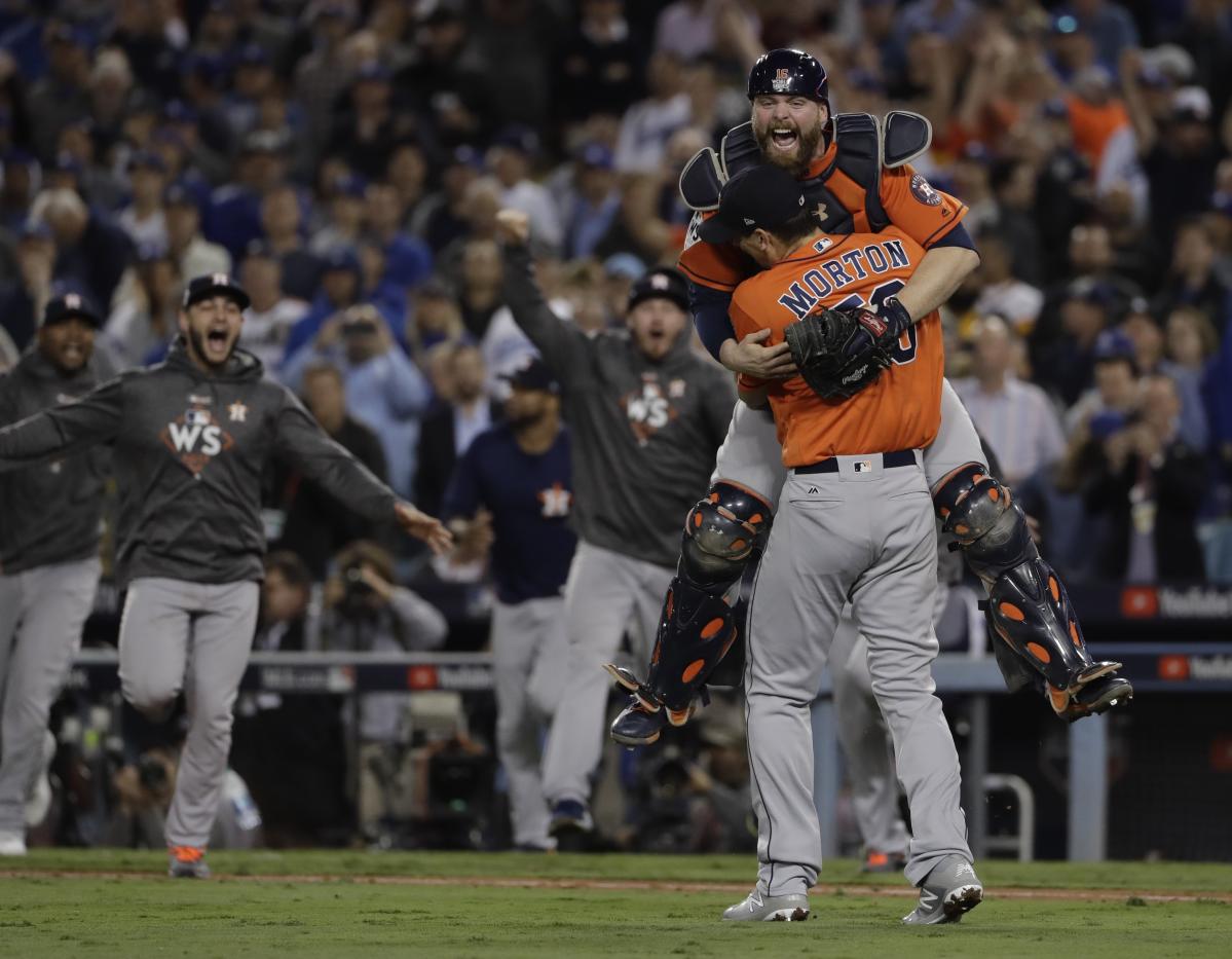 On the mound for two playoff Game 7s, Charlie Morton won the World