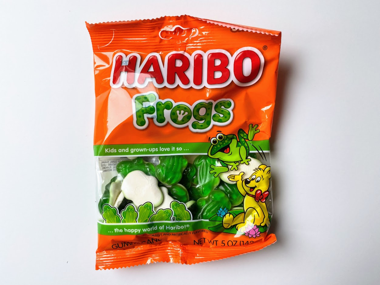 Haribo frogs