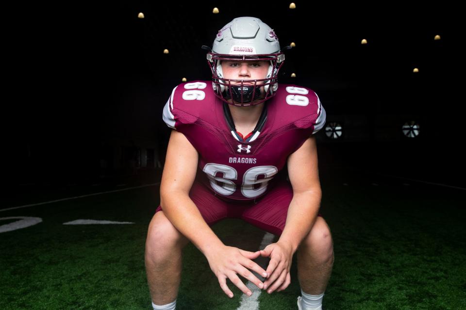 Collierville’s Robert Bourdon poses for a portrait at Collierville High School in Collierville, Tenn., on Tuesday, July 18, 2023.