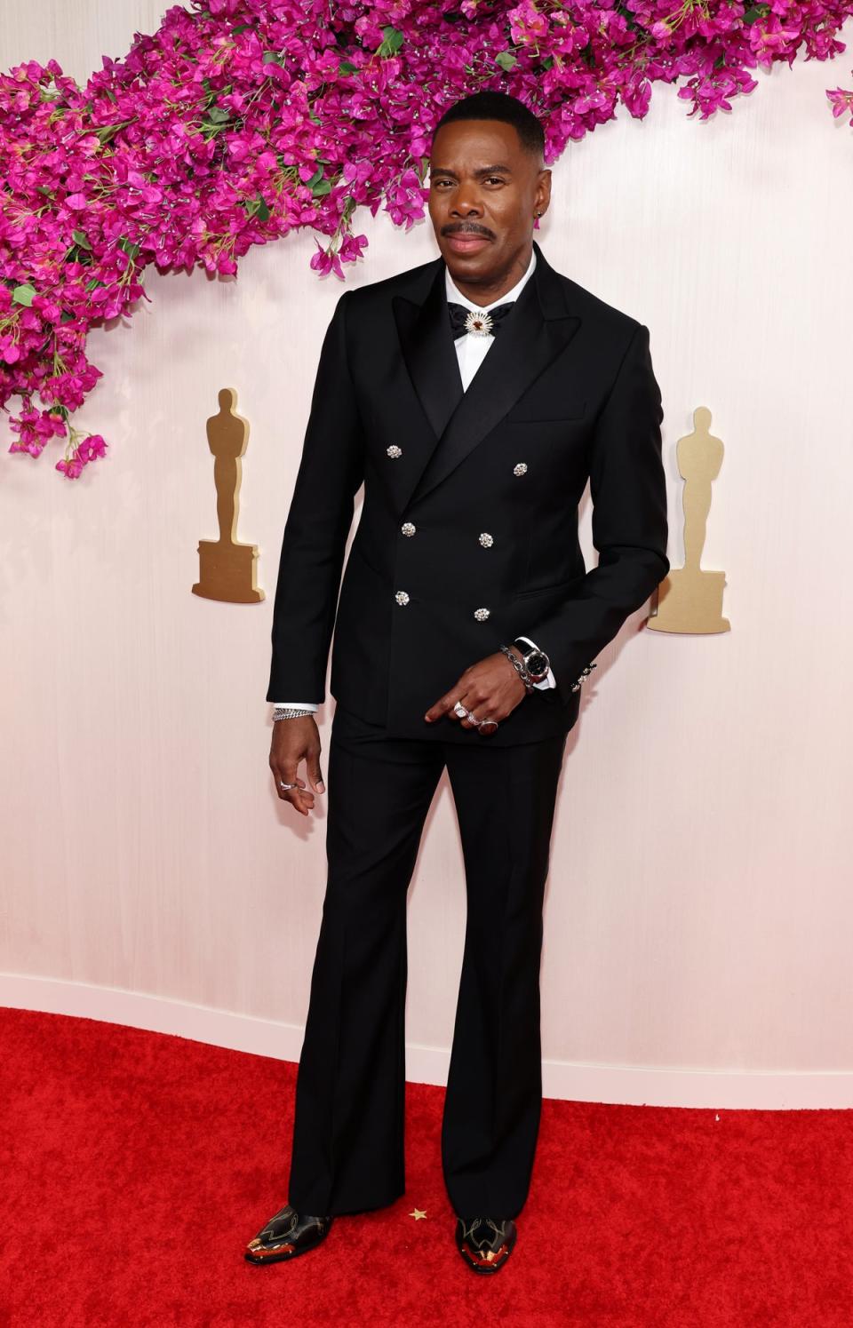 Colman Domingo in Louis Vuitton and Omega watch (Getty Images)