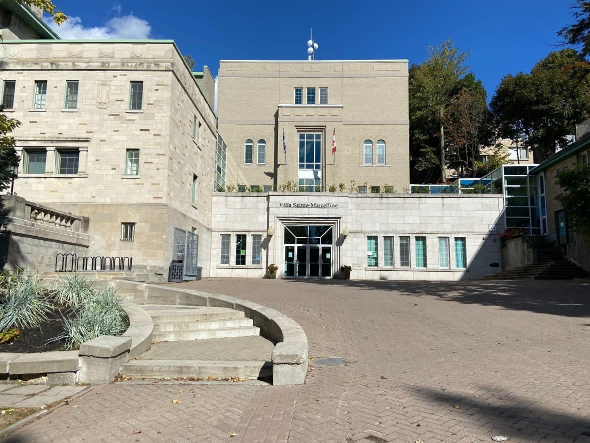 The fate of the Villa Sainte-Marcelline in Westmount is in limbo after the nun's congregation that owns it refused to renew its lease for next year. The private French girls school provides students with pre-school, elementary and high school education.   (Rowan Kennedy/CBC - image credit)