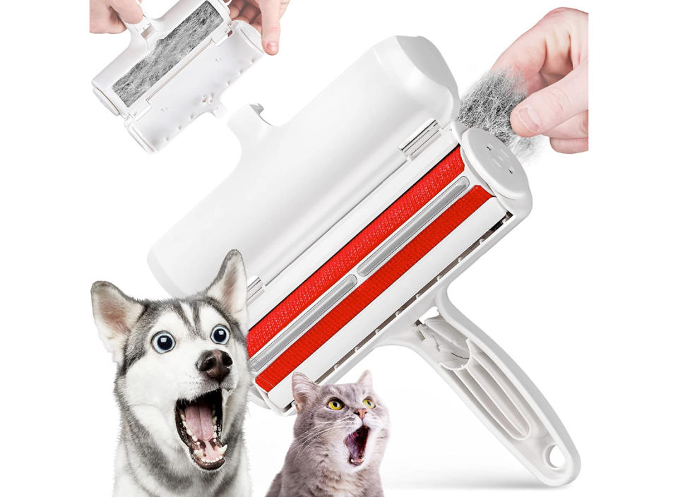 Your pets will surely be allowed on the furniture if you purchase this handy fur remover. (Source: Amazon)