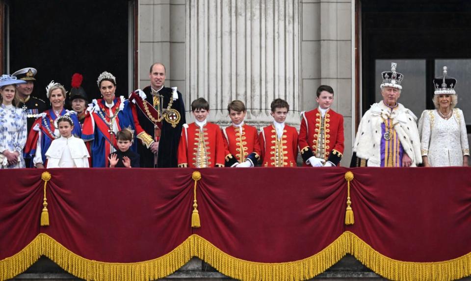 their majesties king charles iii and queen camilla coronation day