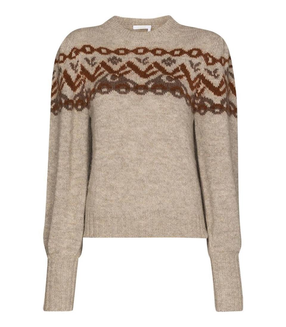 Puff-sleeve Jumper