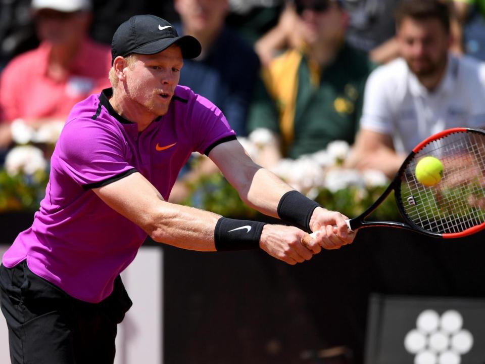 Kyle Edmund follows Andy Murray out of the Italian Open with straight-sets defeat to Juan Martin del Potro