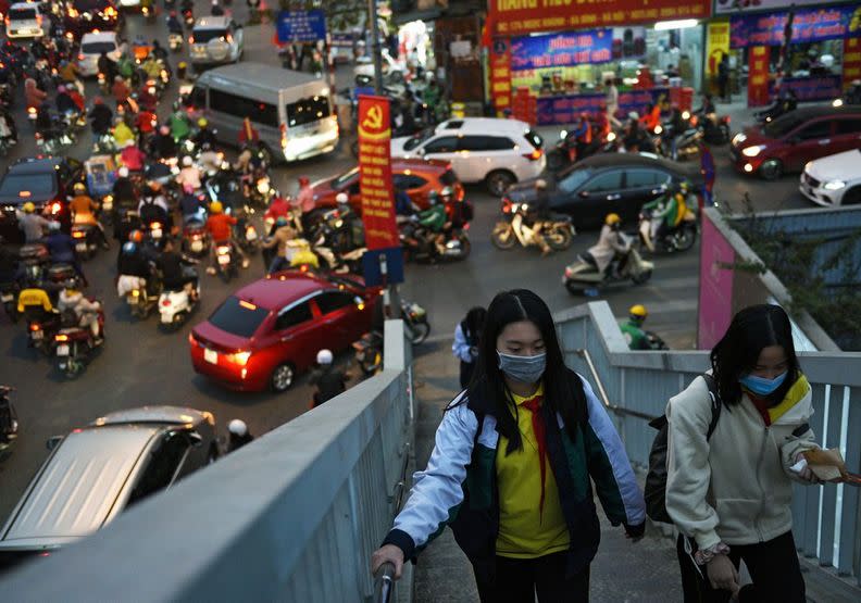 越南的疫情就像是從天堂跌到地獄般嚴重。Thanh Hue攝