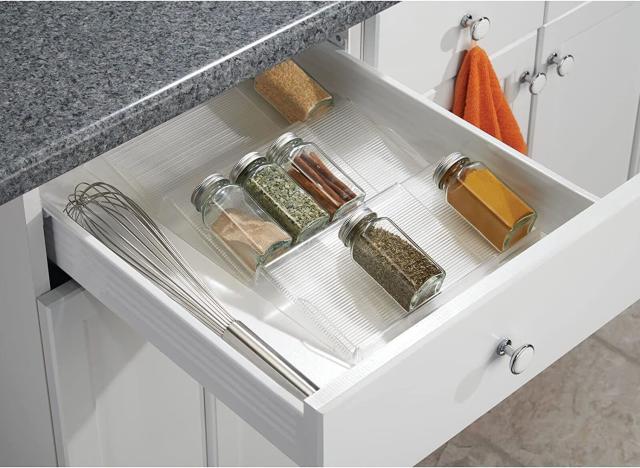 Interdesign Clear Flip 4 Drawer Tower Drawer