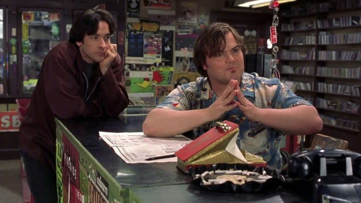 John Cusack and Jack Black in High Fidelity.