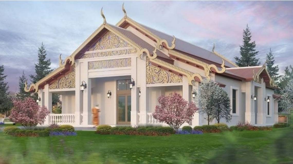 The Buddhist Society of Idaho proposes to build this Buddhist monastery at 2702 Southside Blvd.