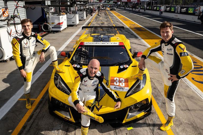 Nicolás Varrone, Ben Keating y Nicky Catsburg, campeones de la clase GTE Am; al Corvette N°33 le alcanzó con el cuarto puesto en las 6 Horas de Monza para consagrarse