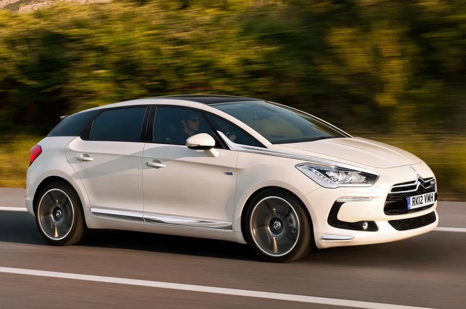 <p>Throughout its history, Citroen has frequently experimented with radical designs—and the DS5 was no exception. <strong>Part coupe, part hatchback, part estate</strong>, the 2011 DS5 didn’t neatly fit into any particular category so it was hard to define. But its squat stance and low-slung profile have stood the test of time.</p><p>The DS5’s distinctive styling features underlined the fact that it was a car for people who wanted to stand out. The chromed panel that runs from the front light all the way into the side window was particularly experimental for the time and helps to keep the DS5 looking fresh over a decade after its initial release.</p>