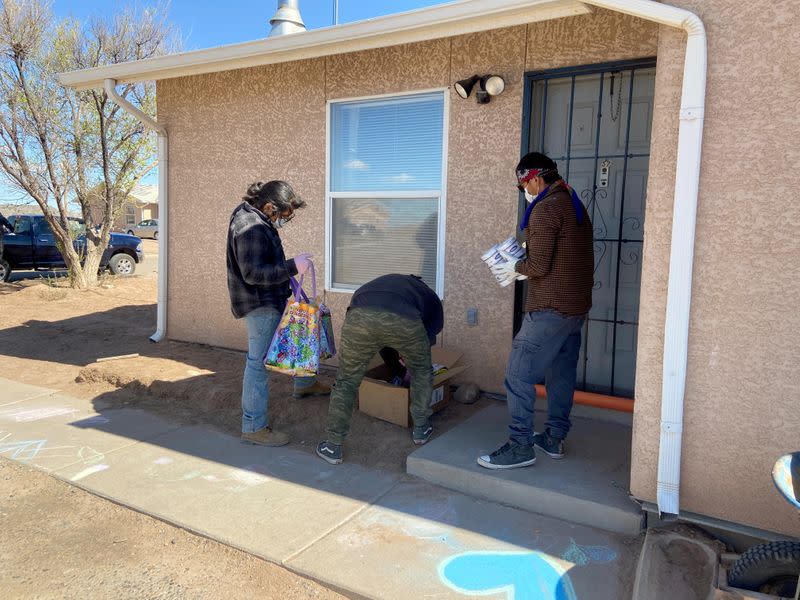 As virus kills Navajos in their homes, tribal women provide lifeline