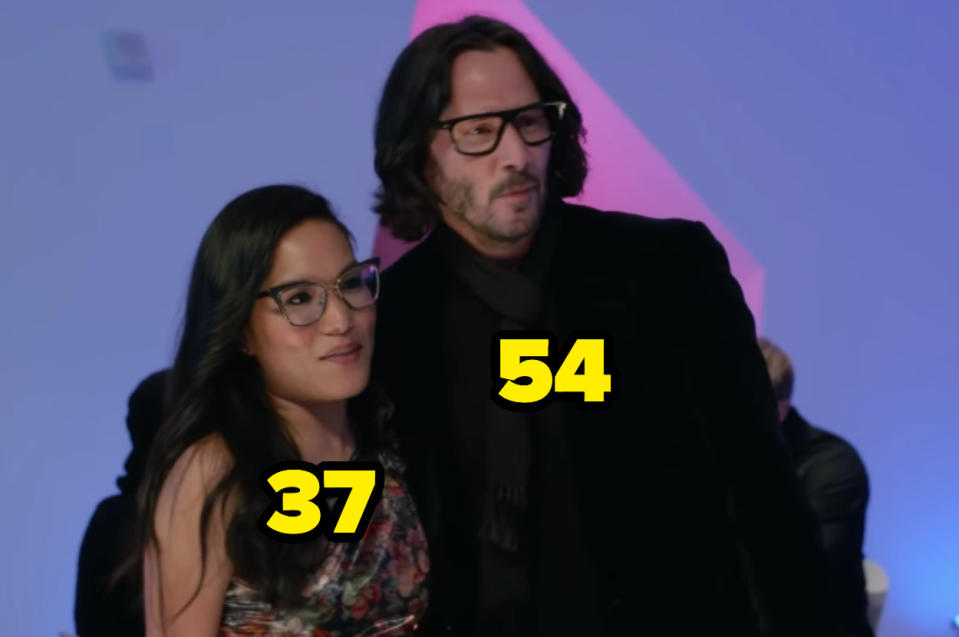 37-year-old Ali Wong and 54-year-old Keanu Reeves