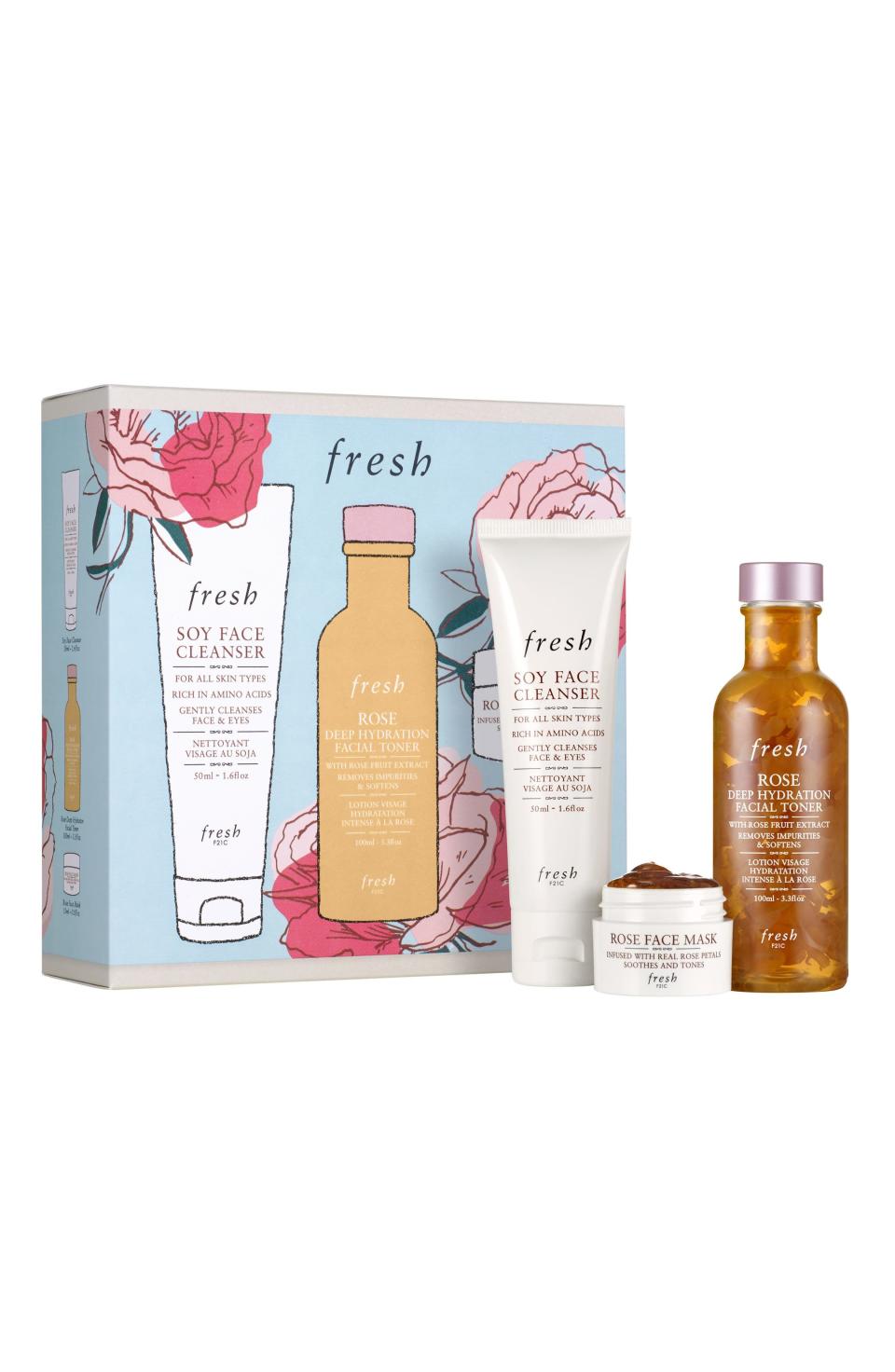 10) FreshR Fresh Cleanse & Hydrate Travel Size Set