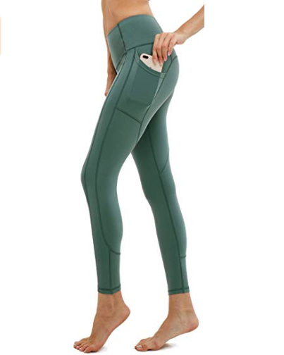 4) Army Green Workout Leggings