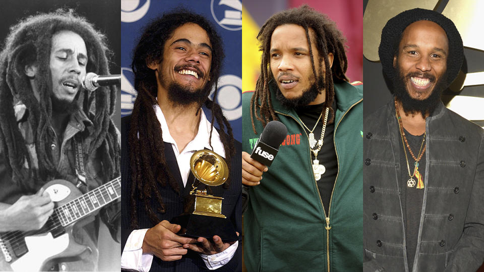 Bob Marley never won a Grammy in a competitive category, but his sons Damian, Stephen and Ziggy have amassed a combined total of 18 Grammys.