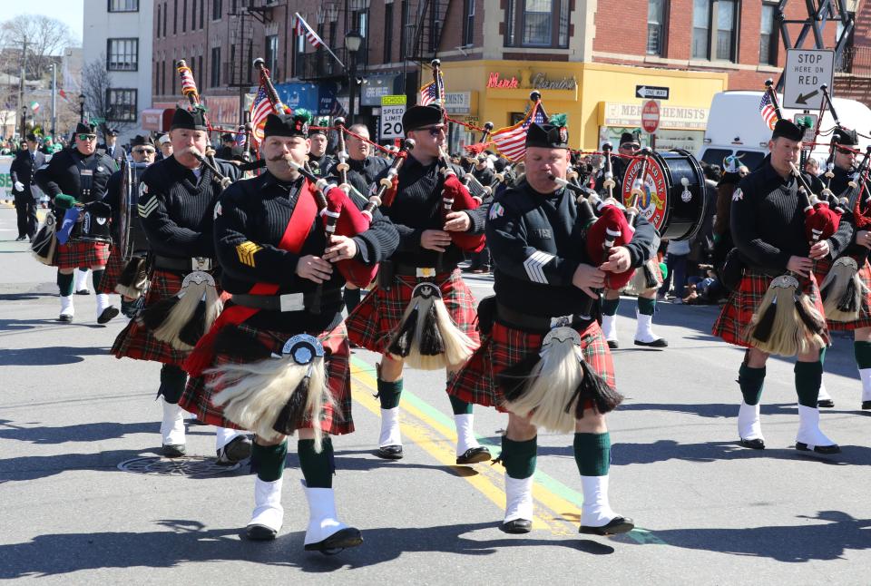 In this 2019 file photo: Scenes from the 64th annual Yonkers St. Patrick's Day Parade along McLean Avenue.