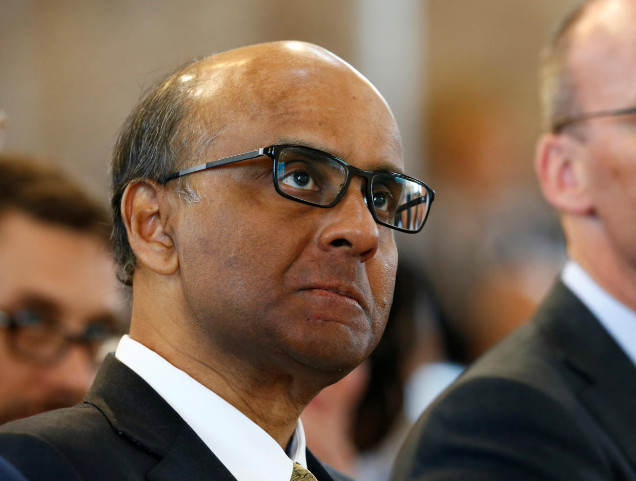 Singapore Deputy Prime Minister Tharman Shanmugaratnam attends the G20 Germany 2017 Conference in Wiesbaden, Germany January 25, 2017. REUTERS/Ralph Orlowski