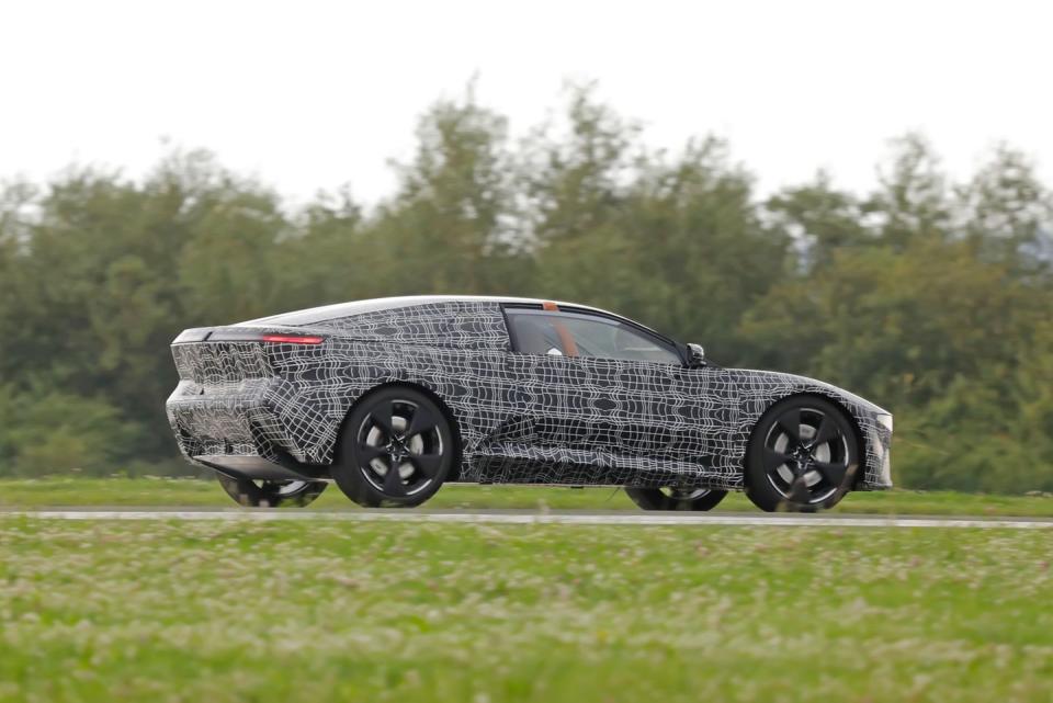 bmw wedge bmw neue klasse coupe spy shots