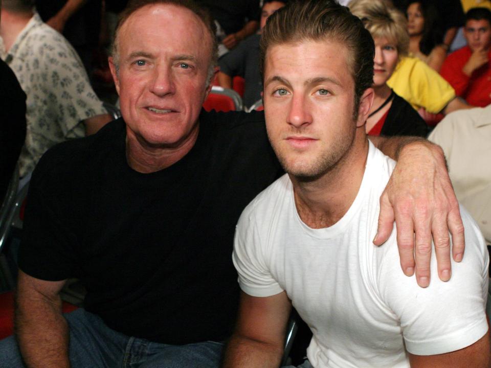 james caan and scott caan in 2003