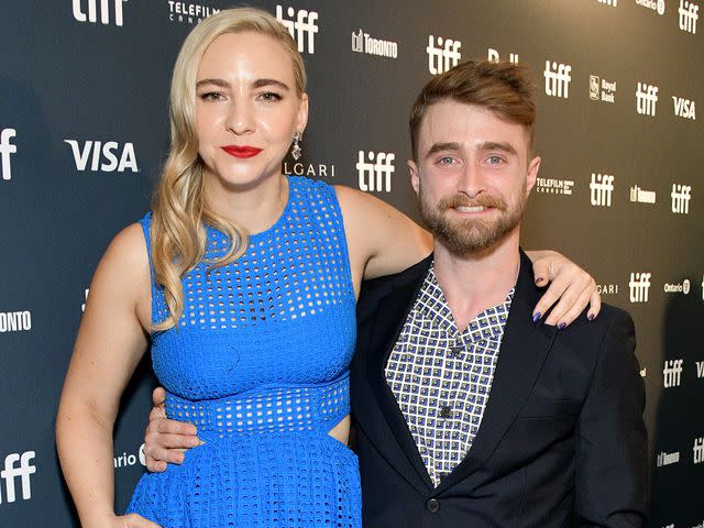 <p>Araya Doheny/Getty</p> Erin Darke (left) and Daniel Radcliffe in 2022