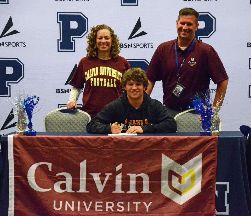 Petoskey senior Tyler Dohm will be part of the ground floor of the Calvin University football program in Grand Rapids, which will compete for the first time in 2023.