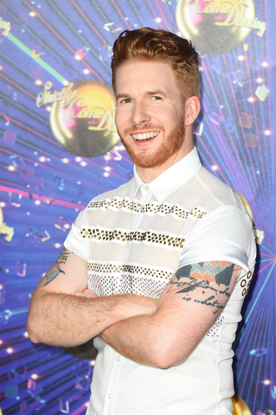 Neil Jones attending the Strictly Come Dancing Launch at the TV Centre, London. 