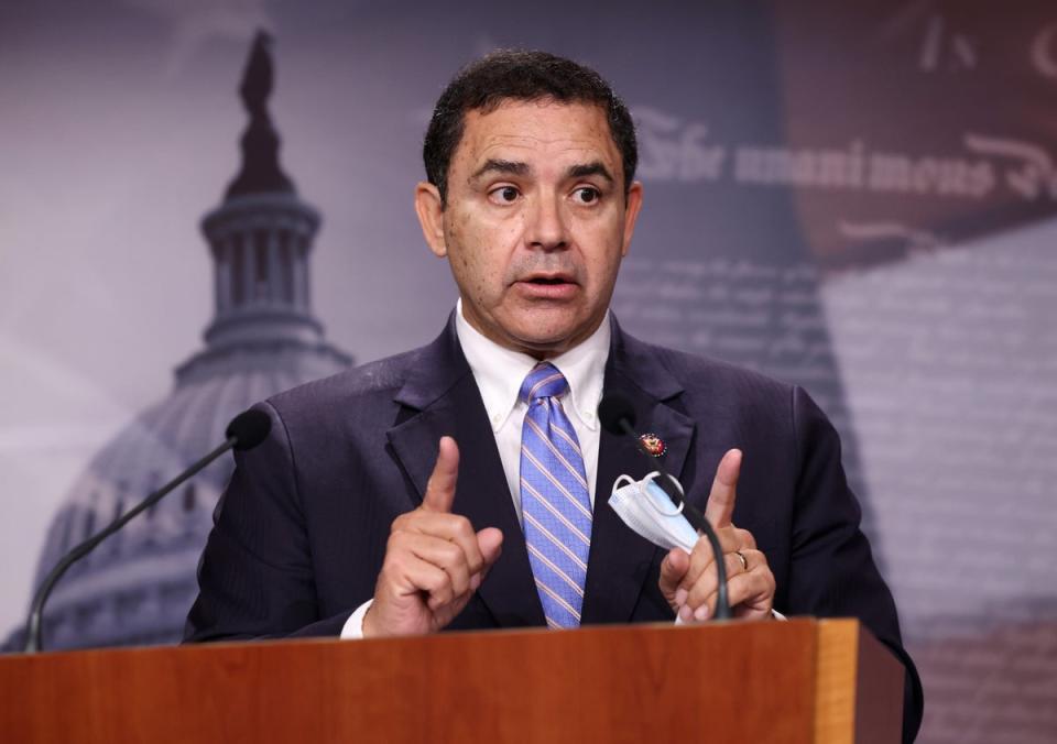 Congressman Henry Cuellar, one time the co-chair of the Congressional Azerbaijan Caucus, is now facing charges of conspiracy and bribery, brought by the US Department of Justice (Getty Images)