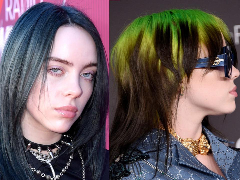 billie eilish mullet