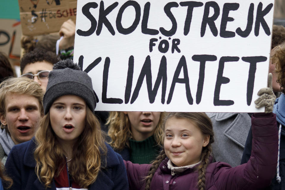 Lässt Greta Thunberg plötzlich das Demonstrieren sein? (Bild: Carsten Koall/Getty Images)