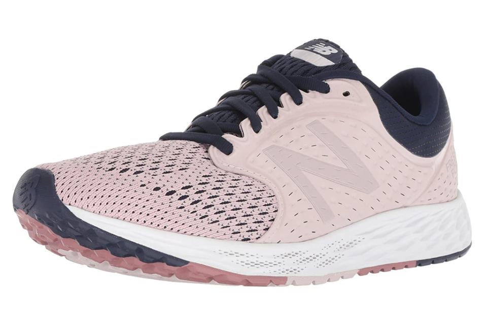 new balance, running shoes, pink