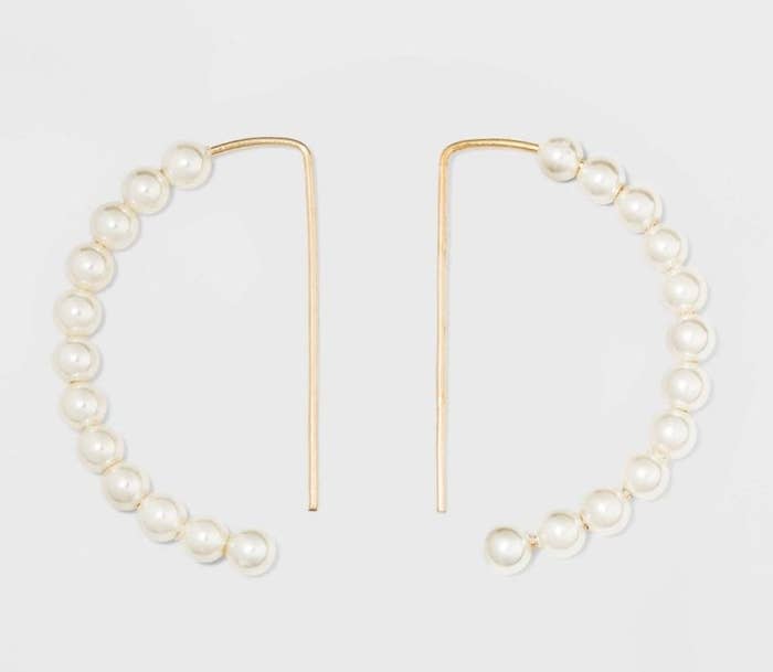 pearl earrings