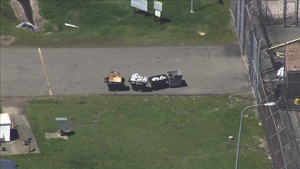 <div>SkyFox flew over FCI Dublin where women have been told to throw out much of their personal belongings ahead of the prison's shutdown. April 19, 2024</div>