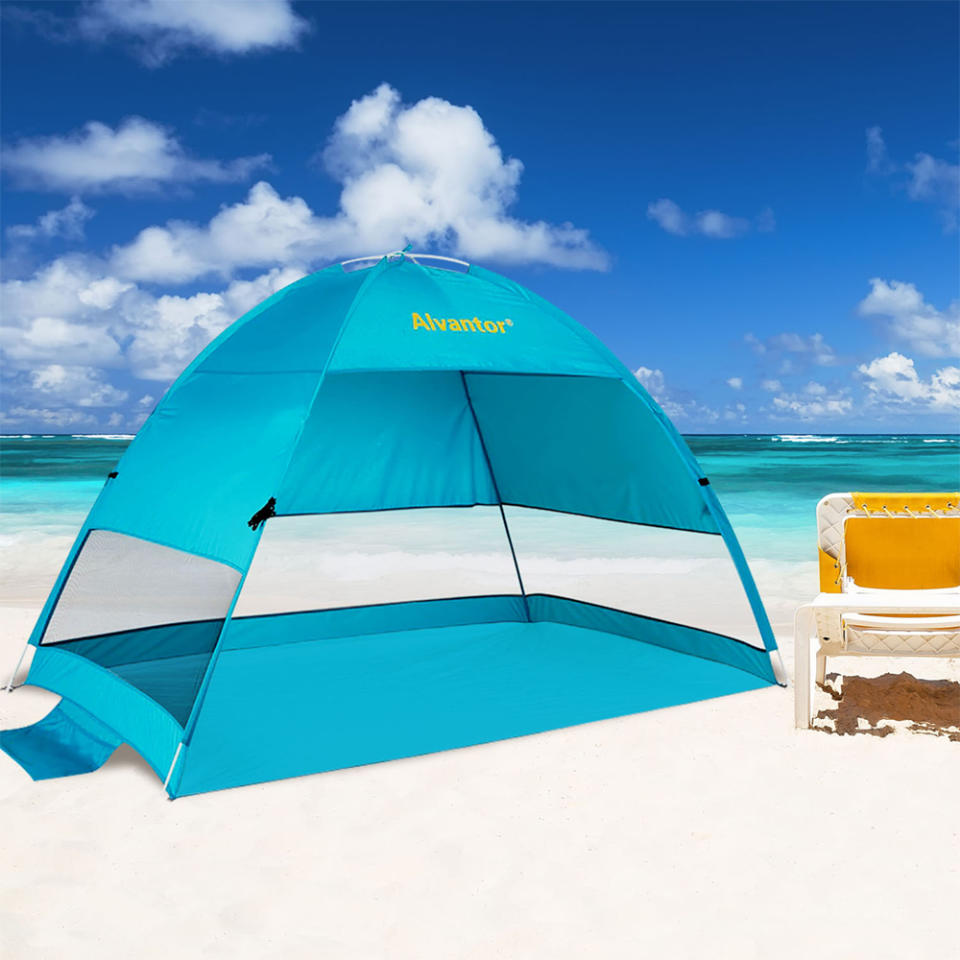 <p><a href="https://go.redirectingat.com?id=74968X1596630&url=https%3A%2F%2Fwww.walmart.com%2Fip%2FBeach-Tent-Pop-Up-Beach-Umbrella-Sun-Shelter-Pop-Up-UV50-Canpoy-by-Alvantor-Coolhut-Plus%2F690387291&sref=https%3A%2F%2Fwww.bestproducts.com%2Flifestyle%2Fg61084480%2Fbest-beach-gifts%2F" rel="nofollow noopener" target="_blank" data-ylk="slk:Shop Now;elm:context_link;itc:0;sec:content-canvas" class="link ">Shop Now</a></p><p> Pop-Up Beach Sun Shelter</p><p>walmart.com</p><p>$55.99</p><span class="copyright">Alvantor</span>