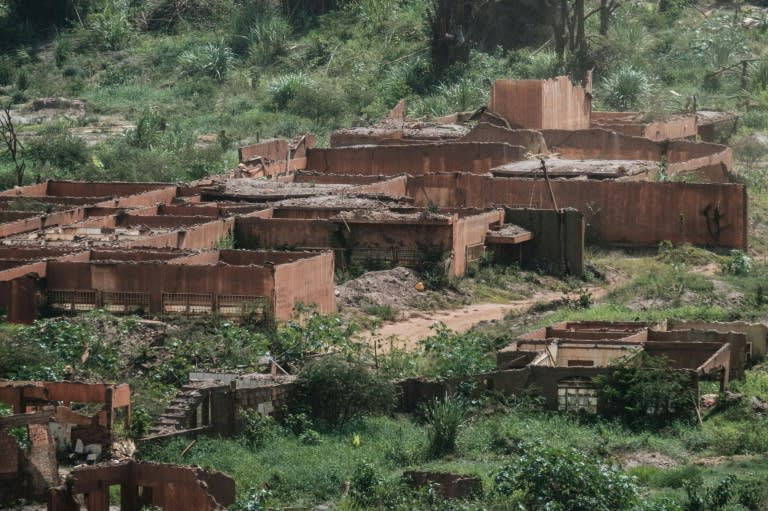 The Brazilian village of Bento Rodrigues was destroyed by the collapse of the Samarco mine dam in November 2015