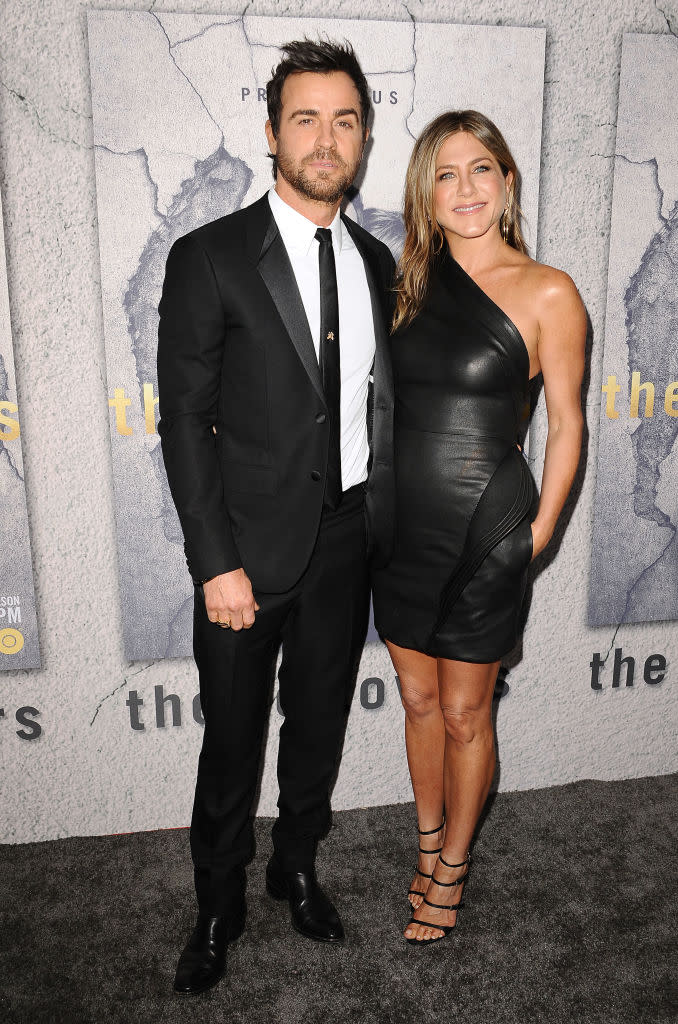 Justin Theroux and Jennifer Aniston