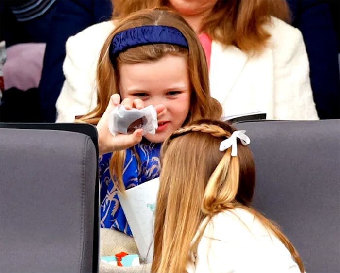 La princesa Charlotte y Mia Tindall