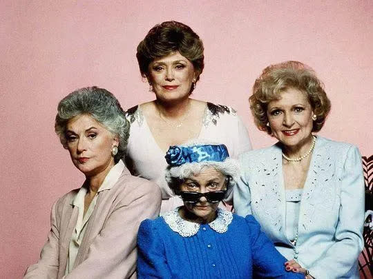 The Golden Girls, from left: Bea Arthur as Dorothy Zbornak, Rue McClanahan as Blanche Devereaux, Estelle Getty as Sophia Petrillo and Betty White as Rose Nylund.