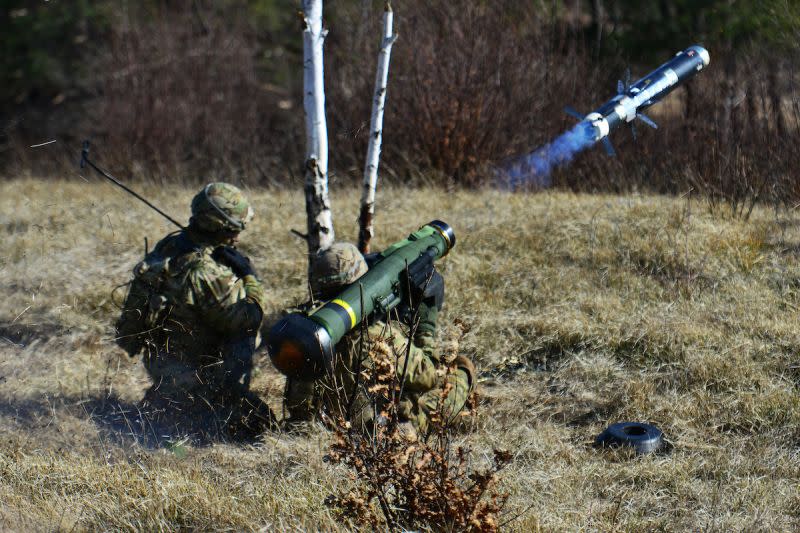 ▲標槍飛彈在北次俄烏戰爭中表現突出，穿甲力足以貫穿俄軍現役戰車。（圖／翻攝自美國國防部）