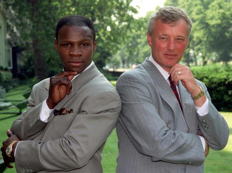 Chris Eubank signed with Matchroom early into his career (Getty)