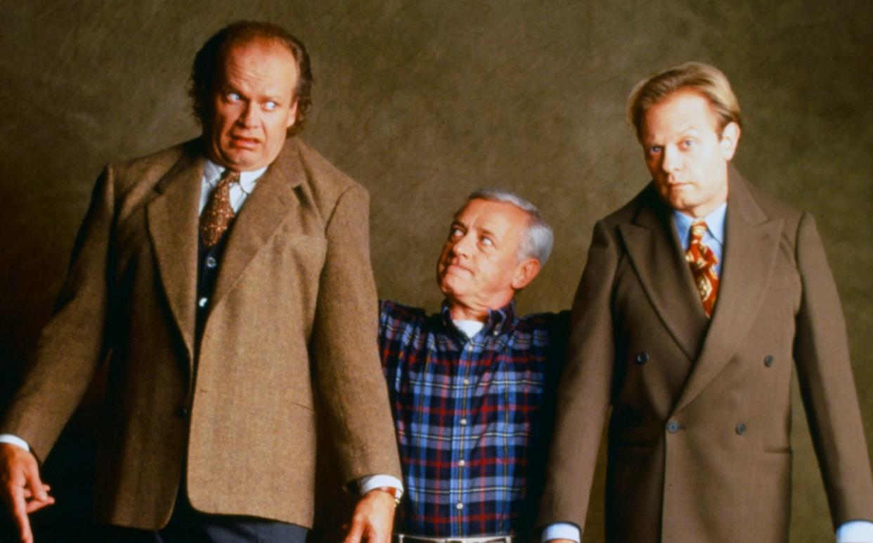 Father figure: Kelsey Grammer, John Mahoney and David Hyde Pierce