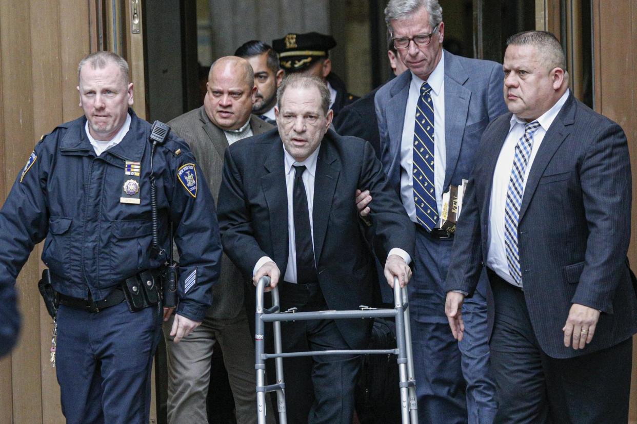 Harvey Weinstein leaves court on 6 January 2020 in New York City: Kena Betancur/Getty Images