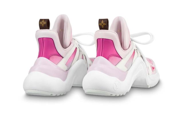 louis vuitton archlight sneakers pink black gold - Louis Vuitton