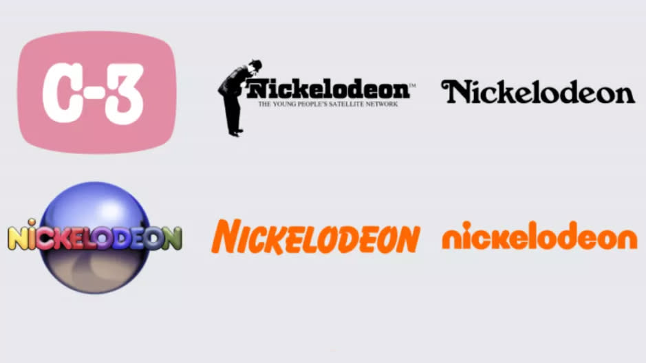  Nickelodeon logo history - different logos through the ages 