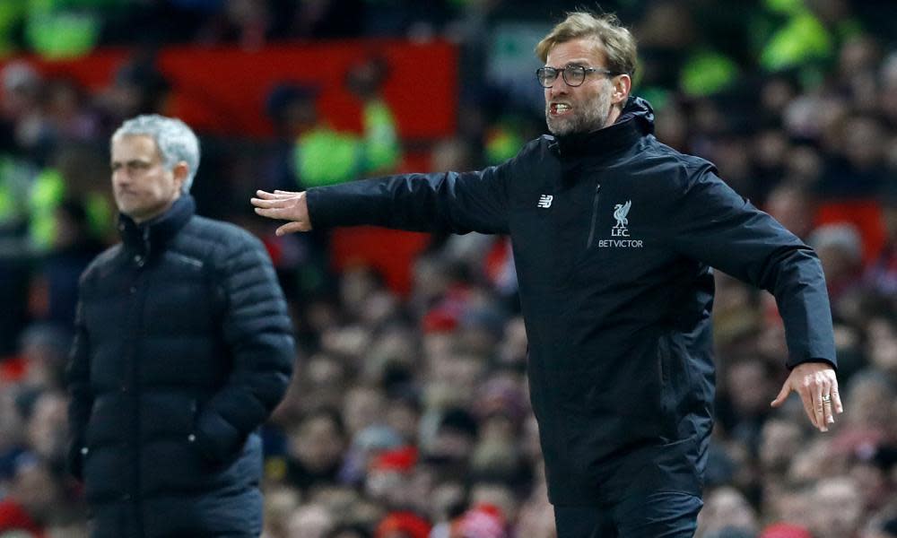 Jürgen Klopp, right, knows all about the travails of the Europa League having reached the final, and lost it, with Liverpool last season.