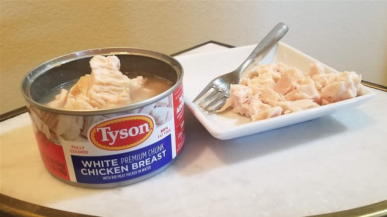 Tyson canned chicken 