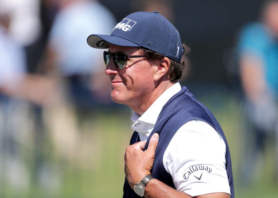 Phil Mickelson admits the prospect of a rival league has given players “leverage” with the PGA Tour (Richard Sellers/PA) (PA Archive)